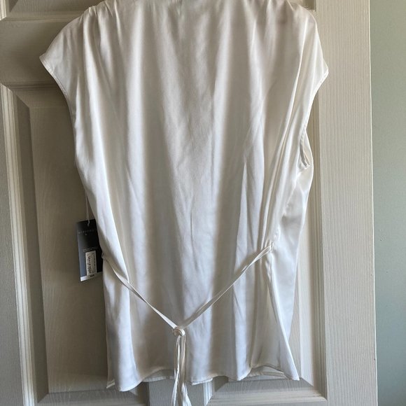 Worthington Womens Cream Color Blouse - NWT - Picture 5 of 10